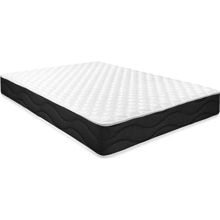 Homey - Viskoelastische Matratze Sleep Pro, wendbar (Winter-Sommer-Gesicht), Festigkeit, mittlere Härte, Dicke 20 cm, milbendicht, antibakteriell und hypoallergen, 90x200 cm