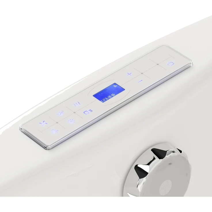 Deluxe Whirlpool Set ENJOY ULTRA mit 80 Düsen und LED ohne Armatur 150x150x59 cm : Ohne Armaturen – Bild 7