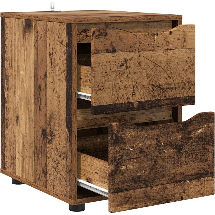 vidaXL Aufbewahrungsschrank 40 x 48 x 57 cm Holzwerkstoff Altholz 888845 – Bild 5