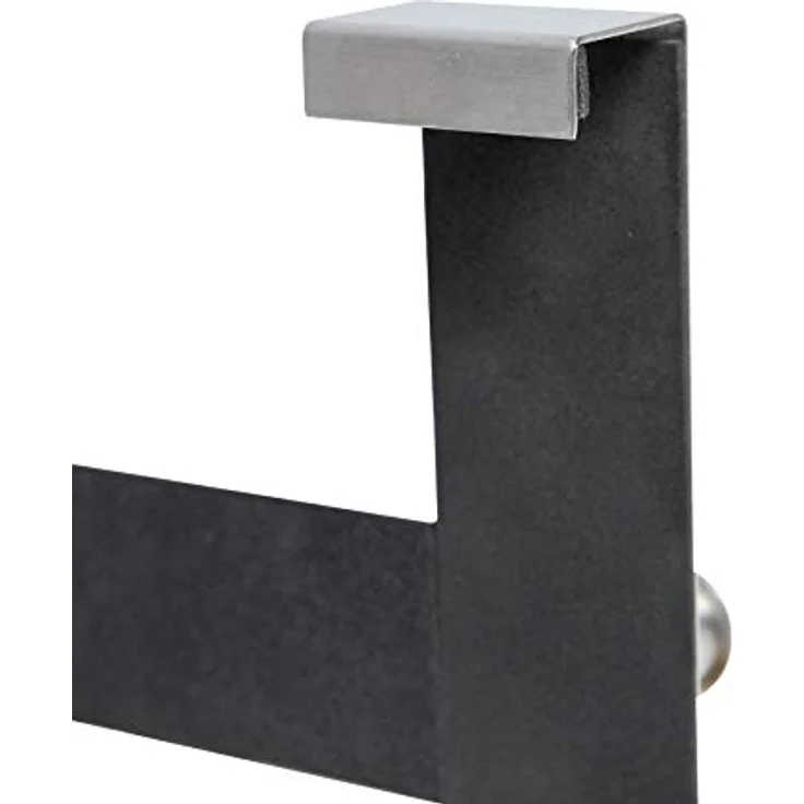 Türgarderobe mit 6 Haken edelstahl silber – Bild 7