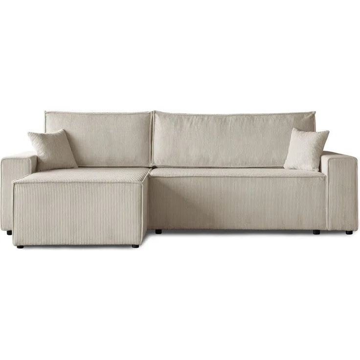 Beautysofa Ecksofa HEKTOR, mit Schlaffunktion