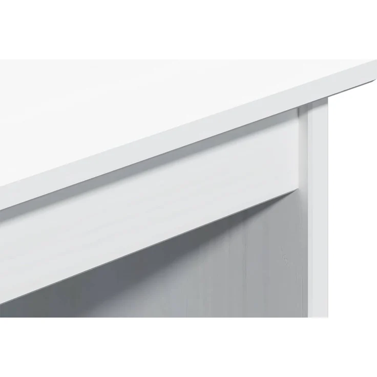 vidaXL Schreibtischschrank-Set 2 stk. Weiß Massives Kiefernholz 3438771 – Bild 8