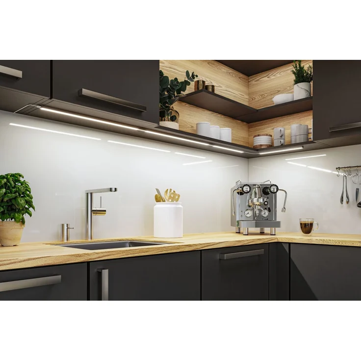 Paulmann 98609 LED Unterschrankleuchte Inline Basis 2er-Set 35cm tunable white chrom matt – Bild 9