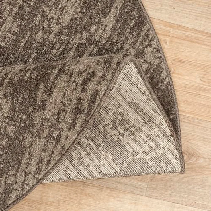 Sanat Teppich Oslo, rund, Höhe: 10 mm, Kurzflor, Wohnzimmer, Schlafzimmer, fussbodenheizungsgeeignet – Bild 5