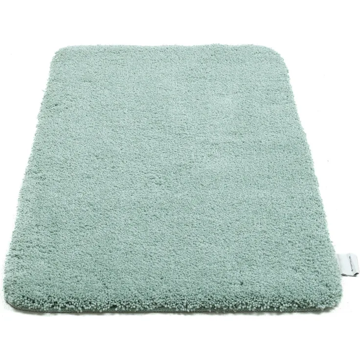 TOM TAILOR HOME Badematte Cozy Bath UNI, Höhe 27 mm, rutschhemmend beschichtet, fußbodenheizungsgeeignet, Polyester, rechteckig, Badteppich, Uni Farben, rechteckig, rund und oval erhältlich