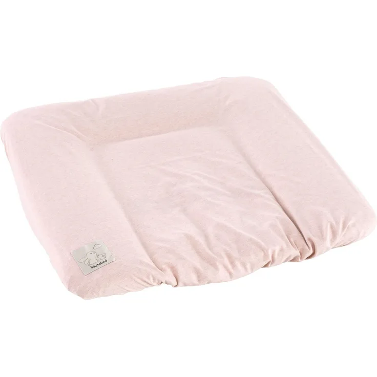Träumeland BEZUG Wickelauflage elastisch rosa meliert 76x86 cm