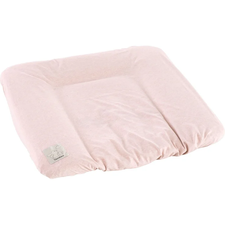 Träumeland BEZUG Wickelauflage elastisch rosa meliert 76x86 cm