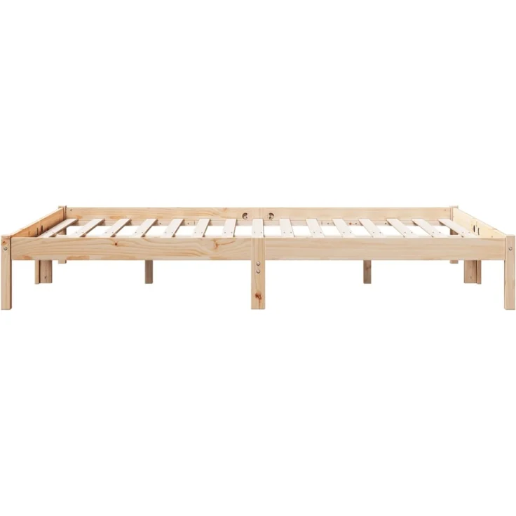 vidaXL Massivholzbett Extra Lang ohne Matratze 160x210 Kiefernholz 852408 – Bild 6