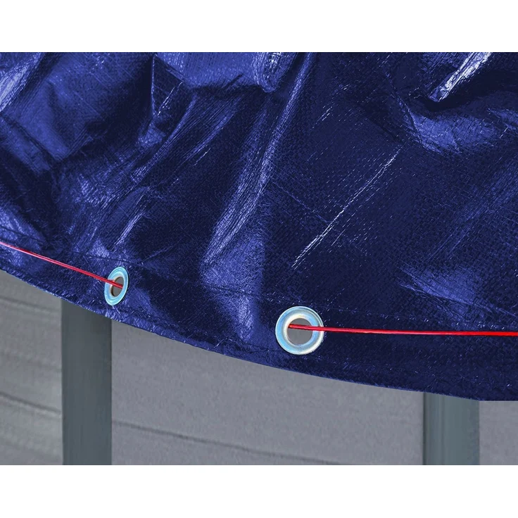 Quick Star Pool-Abdeckplane Rund 200g/m², Sommer & Winter Poolabdeckung, UV-Resistent – Bild 4