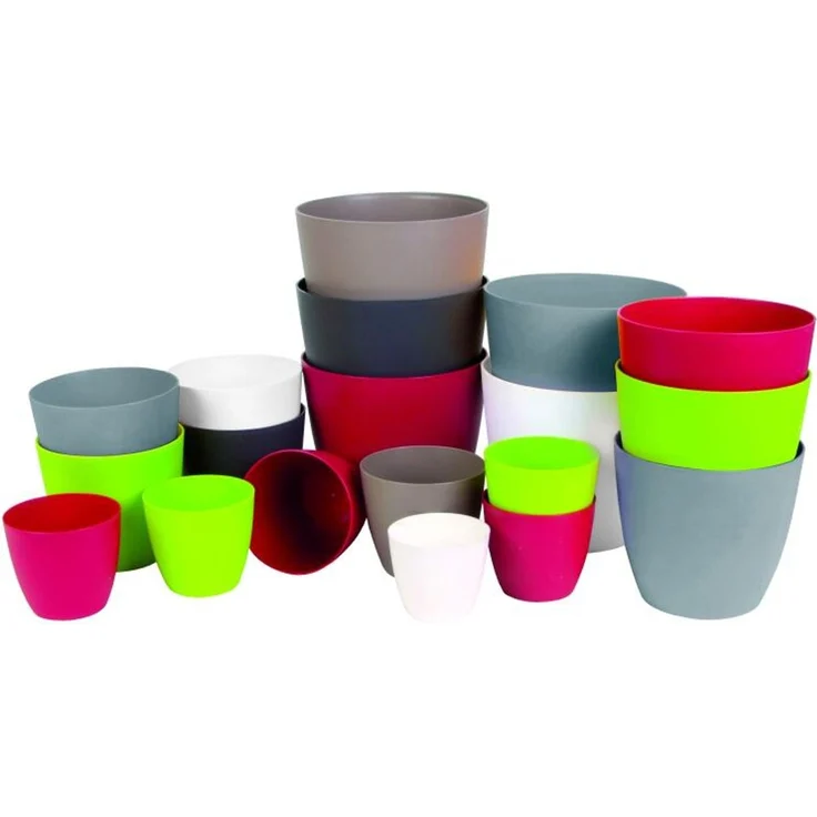 7x Übertopf Ella Blumenkübel Pflanzenbox Kräutergefäß Garten Dekoration Kasten – Bild 3