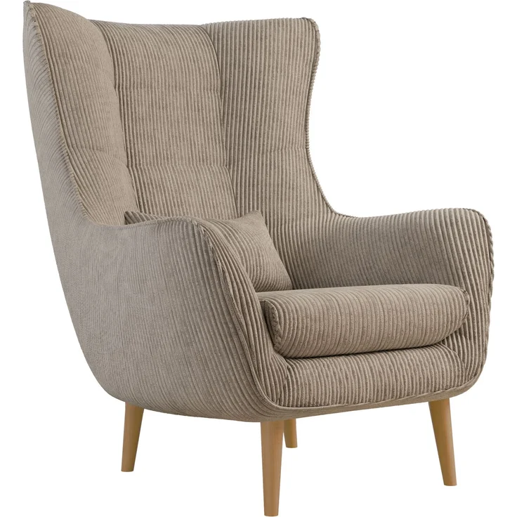 Sessel Lucio Cord (Farbe: Poso 02, ohne Fußbank) – Bild 1