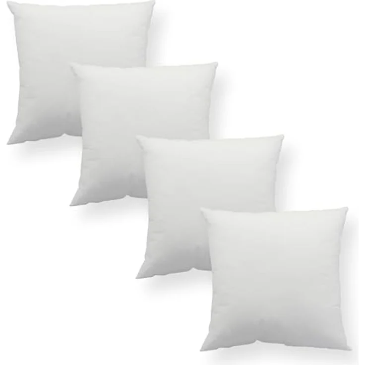 Haus und Deko Kopfkissen Kopfkissen 4er Pack Füllkissen Polyester Kissen Sofakissen Innenkissen, Bezug: Lutrasil Vlies, Rückenschläfer,Seitenschläfer,Bauchschläfer, 4er Set – Bild 1