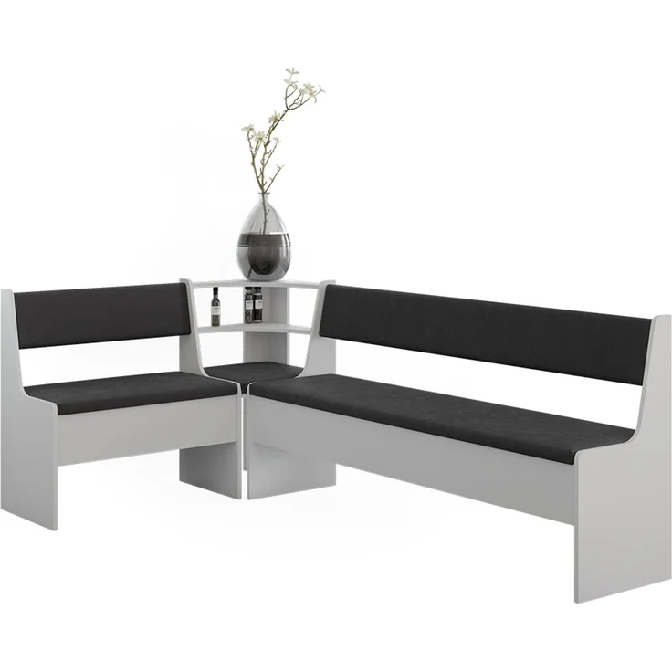 Eckbankgruppe Roman Weiß 120.1x210.1 cm Vicco – Bild 5