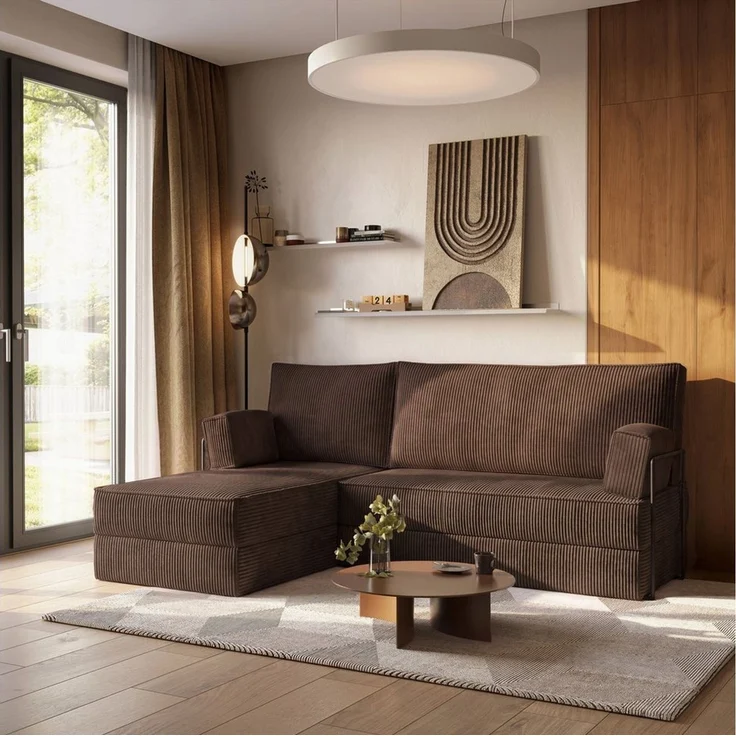 Masseno Ecksofa NOTIA modulares Boneless Sofa mit Schlaffunktion – Bild 1