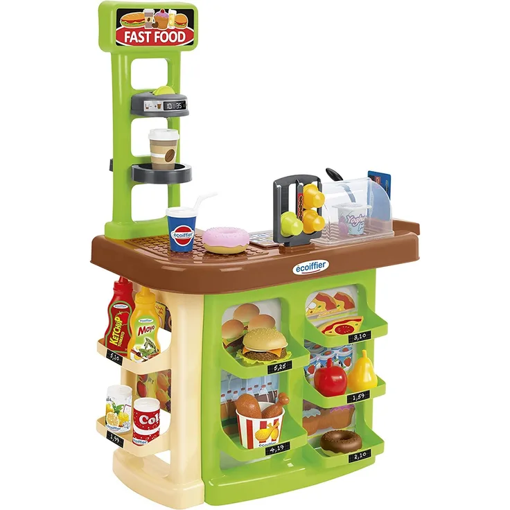 Ecoiffer 7600001788 Imbiss-Stand Spielteille, grün