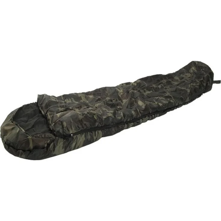 Mil-Tec Schlafsack Militär Mumienschlafsack 500gr mit Packsack, Wasserabweisend – Bild 2