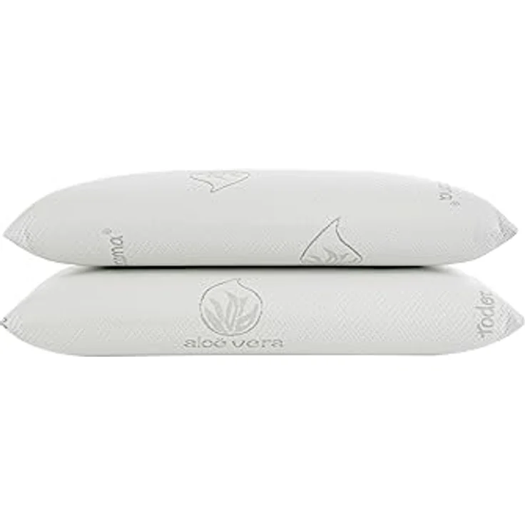 Todocama Todolit Viskoelastisches Kopfkissen, 75 cm, 2 Stück, Weiß – Bild 3