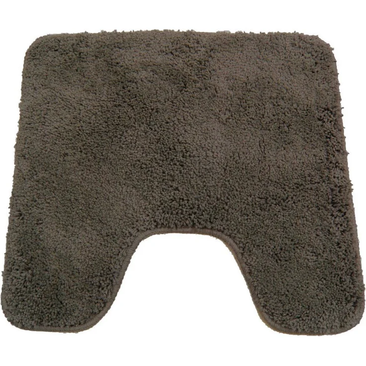 NYVI Badematte WC Vorleger ohne Ausschnitt NYVISpa Lasalle Taupe Toiletten Teppich, Höhe 20 mm, Polyester, Rutschfest, Saugstark, Schnell Trocknend, Fußbodenheizung geeignet – Bild 2
