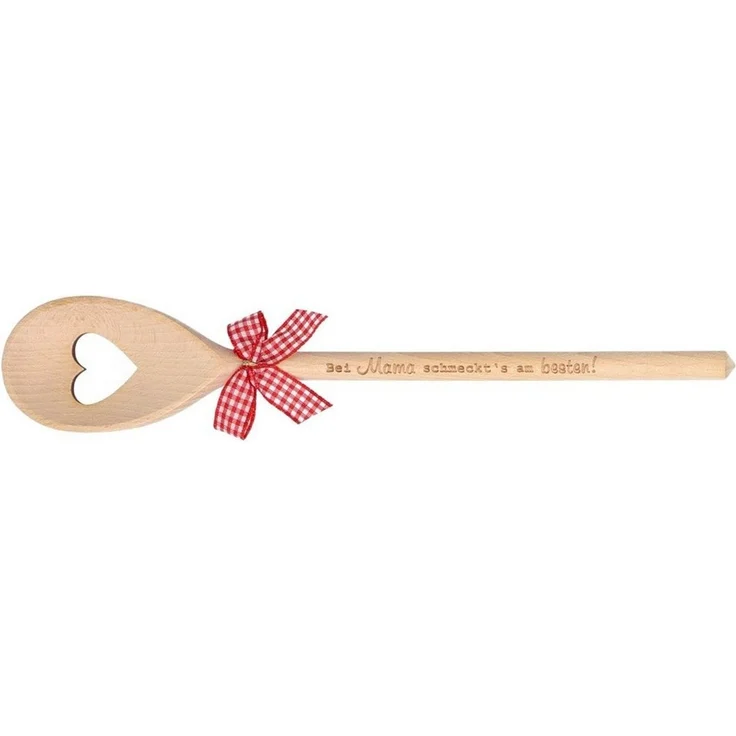 Spruchreif® Nudellöffel Kochlöffel Holz mit Gravur · Küchenhelfer · Geschenke für Mama/ Oma