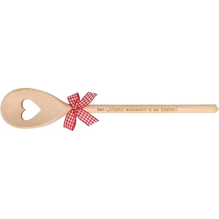 Spruchreif® Nudellöffel Kochlöffel Holz mit Gravur · Küchenhelfer · Geschenke für Mama/ Oma