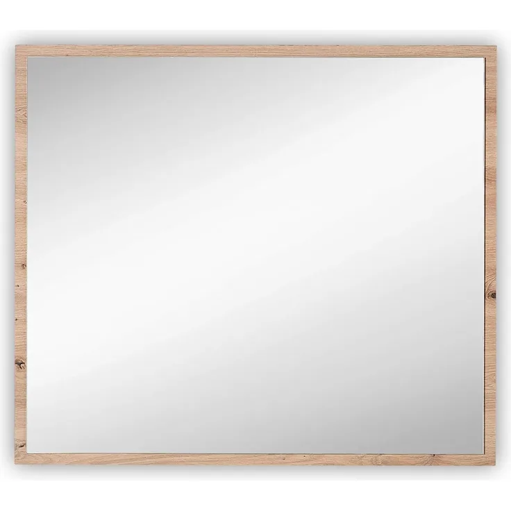 Wandspiegel Garderobenspiegel Spiegel MEMPHIS Artisan Eiche Optik ca. 80 x 70 x 2 cm