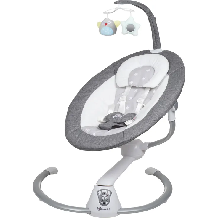 BabyGO 'Homey' Babywippe grey