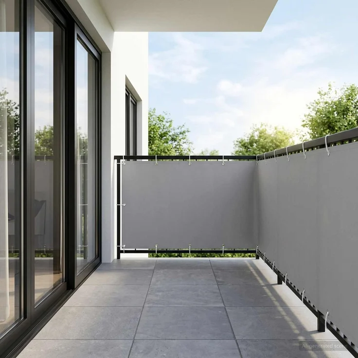 vidaXL Balkon-Sichtschutz 1,5 x 25 m Stoff mit PU-Beschichtung 42036779 – Bild 3