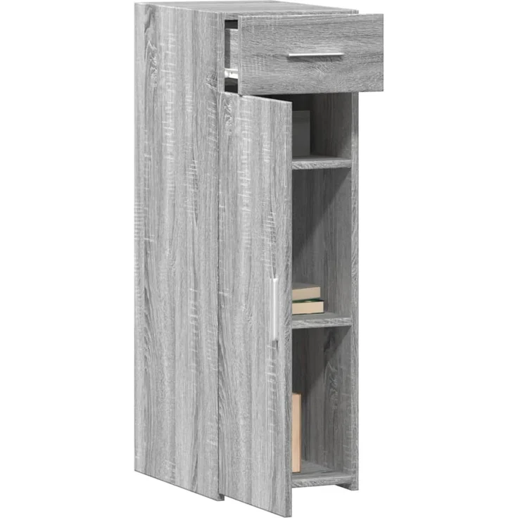 vidaXL Sideboard Grau Sonoma 30x42,5x93 cm Holzwerkstoff 846276 – Bild 7