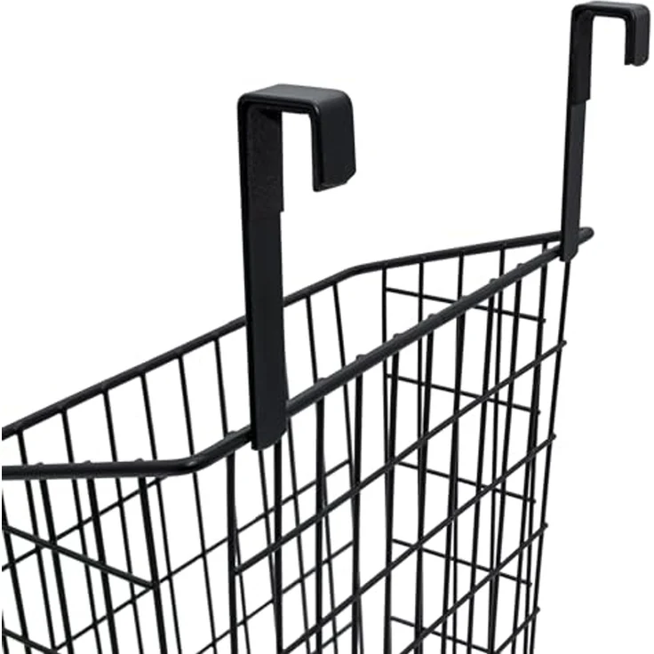 Spetebo Hängekorb Metall schwarz für Schranktüren (Anzahl, 1 St, Stück), Platzsparende Aufbewahrungslösung – Bild 3