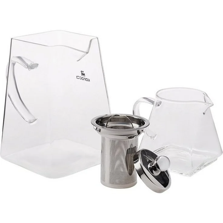Karaca Teekanne Karaca Giza Glas-Teekannen-Set, 1.95L, Türkischer Teebereiter, 2 l, (3-St) – Bild 3