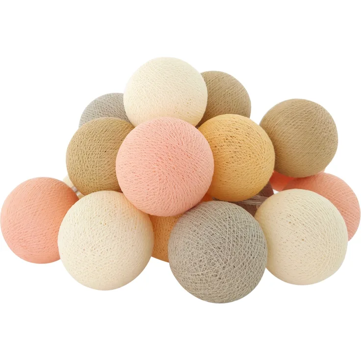 LIFETIME Lichterkette - Cotton Ball Lights - Crisp