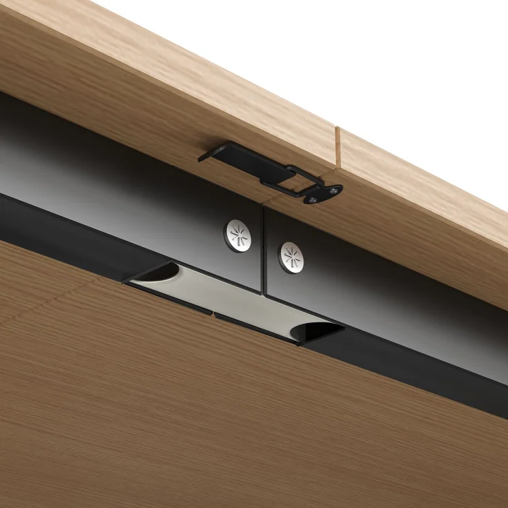 ZUBALIYA Klappbarer Schreibtisch mit Ablagen –2-in-1-Bücherregal und Schreibtisch, klappbar, mit Steckdose und USB-Anschluss, höhenverstellbare Ablagen, Kippschutz, weiß-Schreibtisch,Eck-Schreibtisch –links – Bild 17