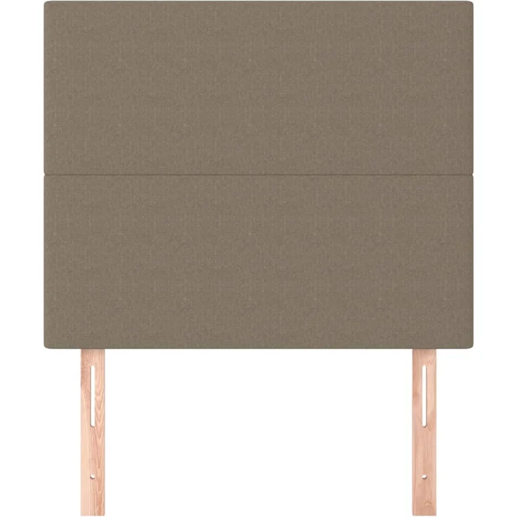 vidaXL Kopfteile 2 Stk. Taupe 90 x 5 x 78/88 cm Stoff 3116038 – Bild 3