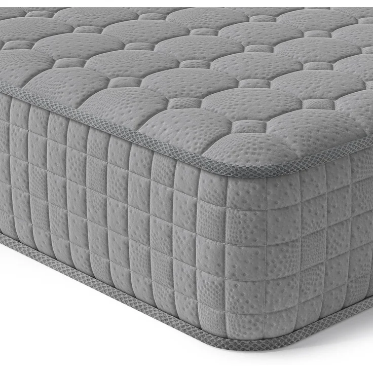 Vesgantti Hybridmatratze 80x200, H3 7-Zonen Druckentlastung Orthopädische Matratze, Taschenfederkernmatratze Oeko-TEX Zertifiziert, atmungsaktiv (24 cm Tight Top, grau)‌