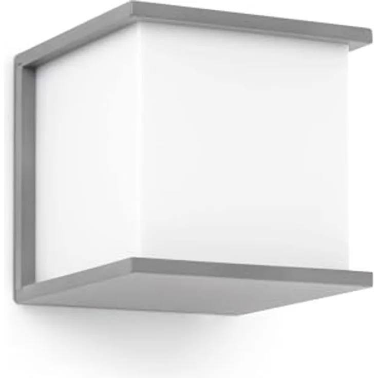FARO BARCELONA 70715 KUBICK Wandleuchte grau, geeignet für E27 Leuchtmittel bis 60 W, Energieklasse A++ bis E