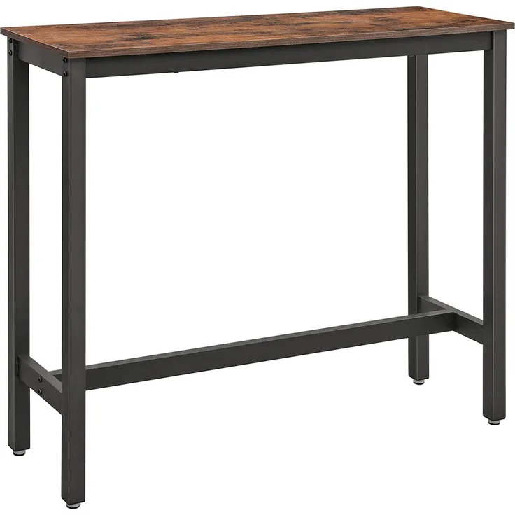 Hansiro Bartisch 120 x 40 x 100 cm Vintagebraun-Schwarz