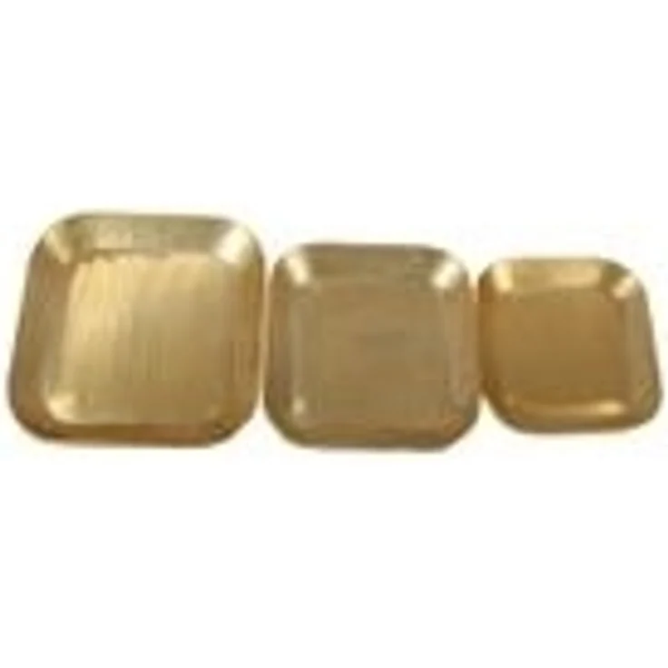 Orientalisches Tablett Prisma Gold 30x30 cm – Bild 4