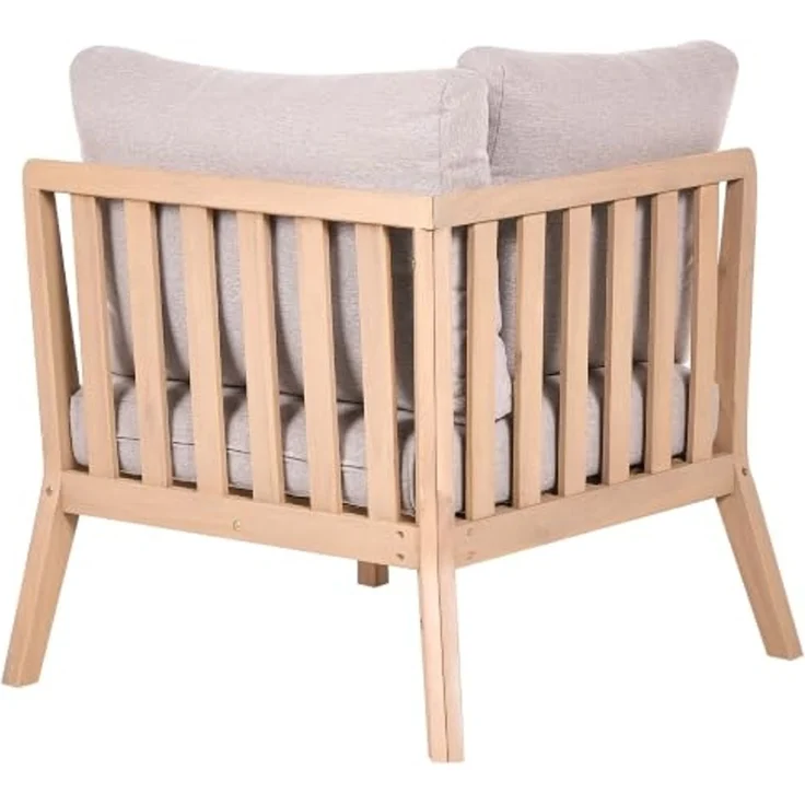 Garten-Eckmodul RIVELLO Akazienholz Hellbraun – Bild 5