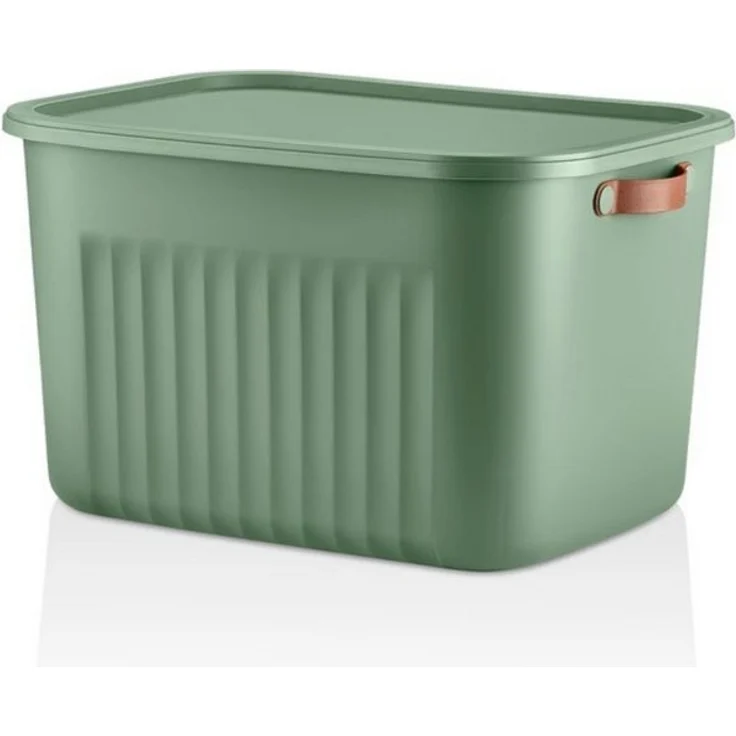 Luxury Bites Aufbewahrungsbox mit Deckel, 20L-15L -10L BPA-freie Kunststoff, nestbar und stapelbar (6 Farben, 9 Farbkombiationen, 3er Set) – Bild 2