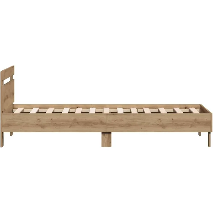 vidaXL Bettrahmen Artisan-Eiche 193 x 95 x 88 cm Holzwerkstoff 874122 – Bild 6