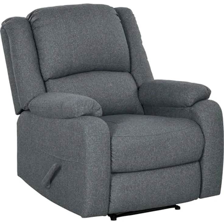 HOMCOM Relaxsessel mit Liegefunktion, Liegesessel bis 150 kg Belastbar (Fernsehsessel, 1-St, Ruhesessel), für Wohnzimmer, Schlafzimmer, Braun – Bild 2