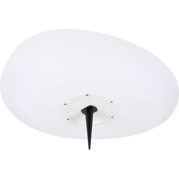 Smartwares LED Solarleuchte Stein OSL-50016 weiß Ø 40 cm RGBW – Bild 7