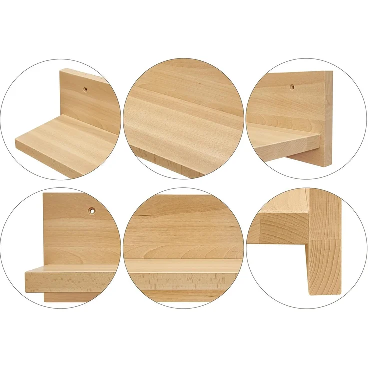 Wandablage Regal Ablage aus Buche Länge wählbar V-90.84-54 – Bild 6