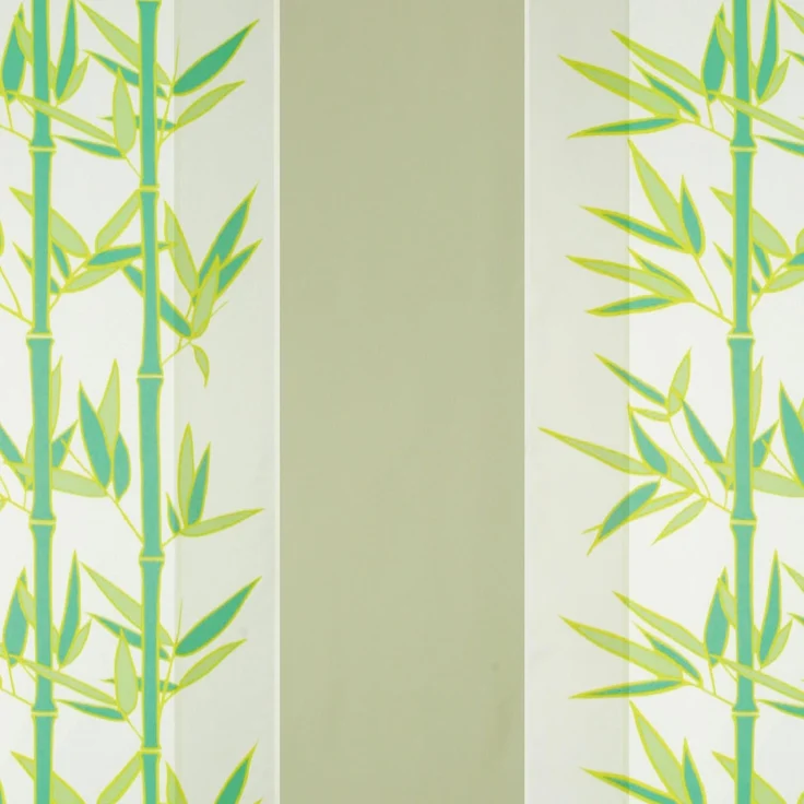 Bestlivings Flächenvorhang Elena 3er Pack "mit Druck / Motiv" 60 x 260 cm (B x H) in Dunkelgrün Tropical, Schiebevorhang mit Print – Bild 8