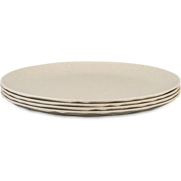 KOZIOL Speiseteller CLUB PLATE, 4-tlg, spülmaschinengeeignet, melaminfrei, 260 mm