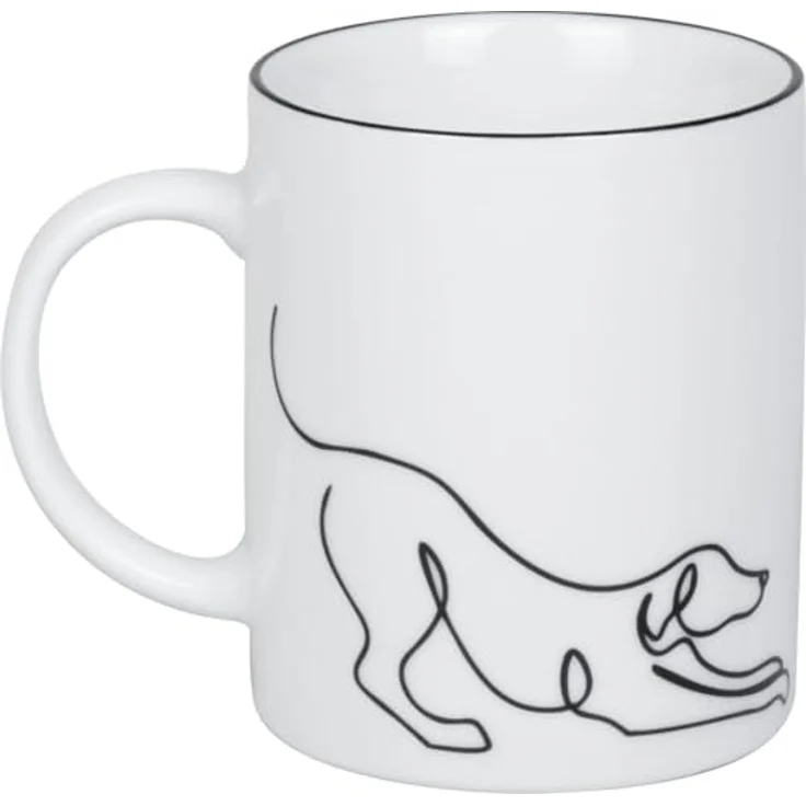 KÖNITZ 1110023017 Becher Hommage à Picasso - Le Chien (Der Hund) 300 ml aus Porzellan – Bild 2