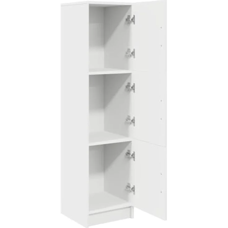 vidaXL Sideboard Weißes Sideboard Weiß MDF Holz Mittel Weißes Sideboard (1 St), 122,5 x 31,5 x 32 cm – Bild 8