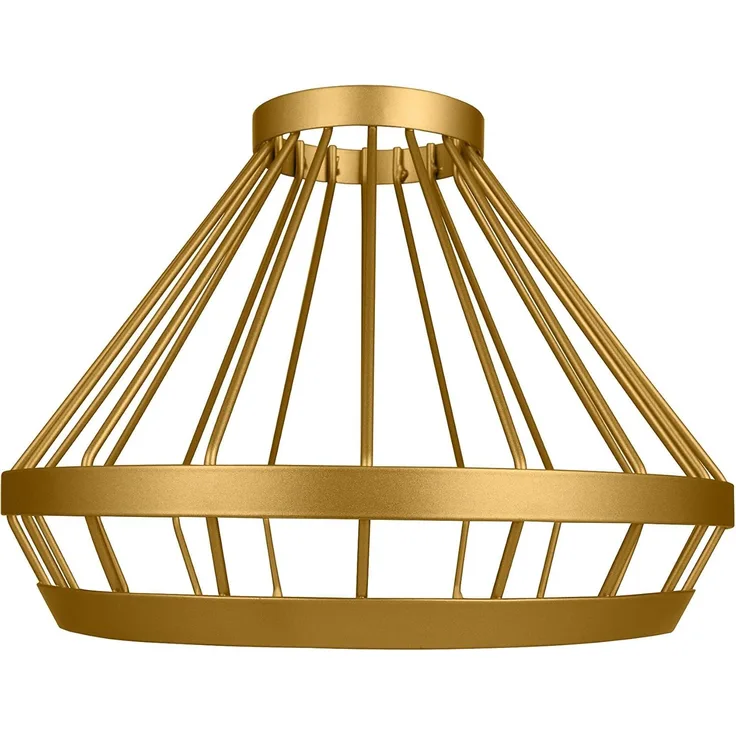 Osram Vintage Edition 1906 Lampenschirm Cage, gold, Zur Erweiterung Ihrer Osram Pendulum Leuchte, P20, Aluminiumgehaeuse