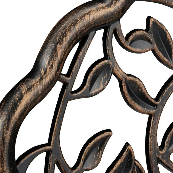 Balkonmöbel Set, 3-teilig, im antiken Design, Schwarz-bronze – Bild 8
