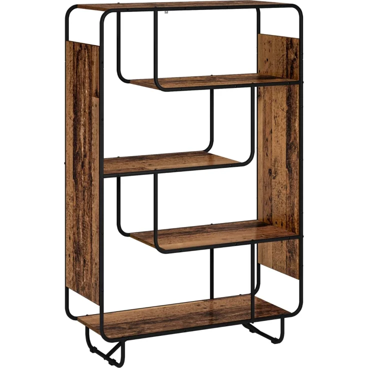 vidaXL Highboard Eichenholz 93.5 x 37.5 x 144 cm Holzwerkstoff 8007952 – Bild 1